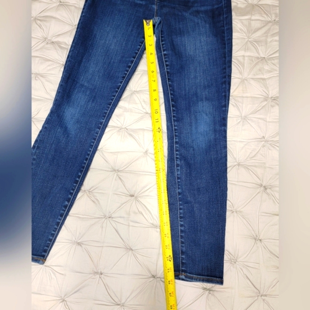 J.Crew 9" High-Rise Toothpick Jean in Point Lake Wash Women's Size 27 - Picture 10 of 12